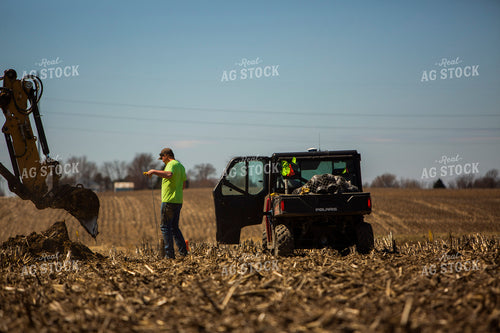 Installing Field Drainage Tile 7241