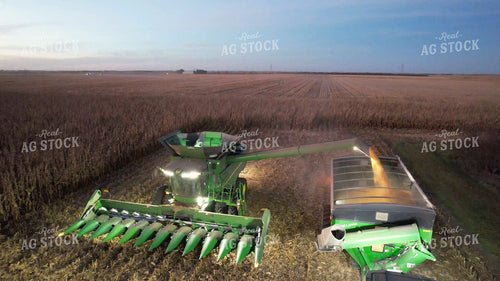 Unloading Combine During Harvest 65916