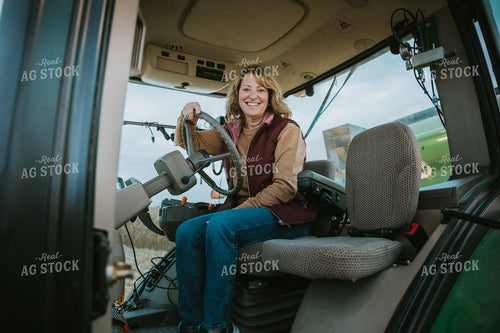 Farmer in Tractor 6714