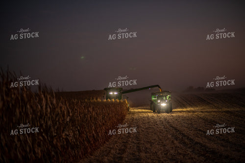 Corn Harvest at Night 76346