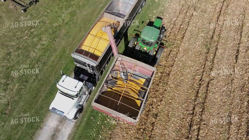 Dumping Grain into Semi Trailer 52682
