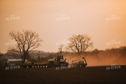 Planter in Field at Sunset 5706