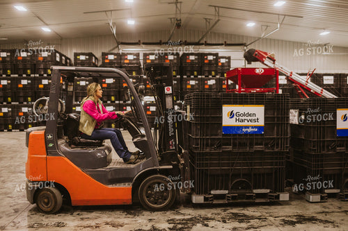 Forklift Operator in Seed Warehouse 5348