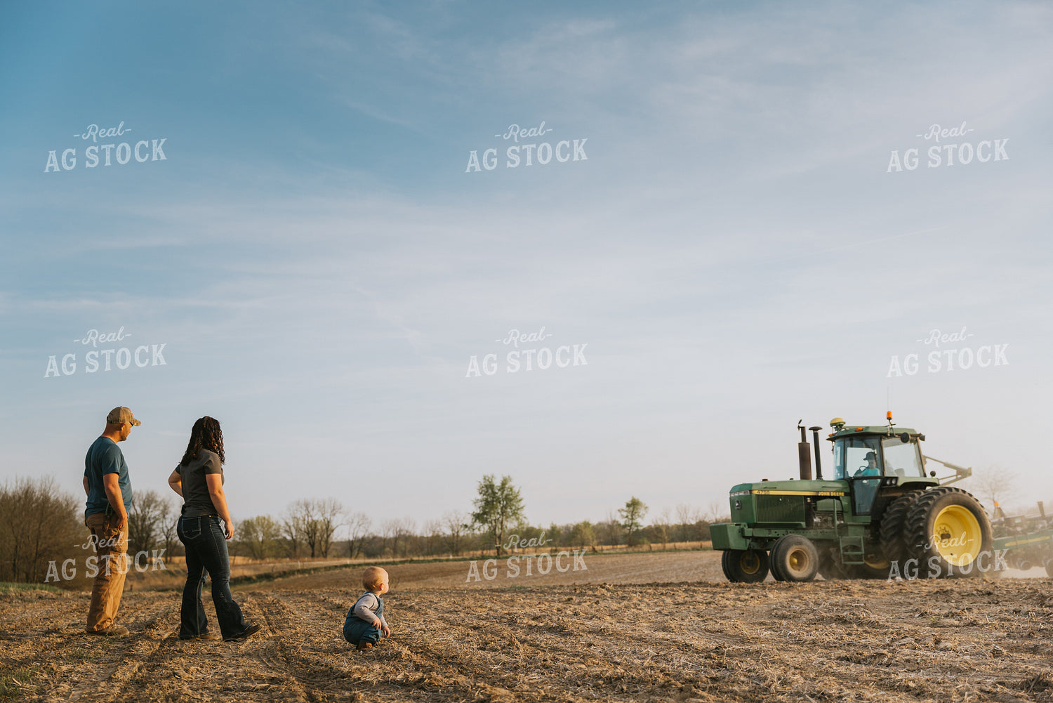 Farm Family in Field 7421