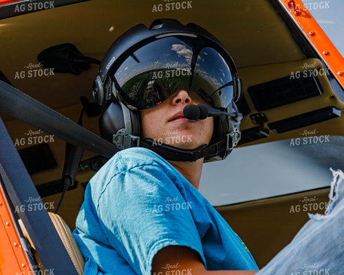 Pilot in Helicopter Crop Duster 231024