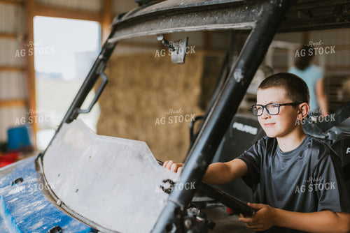 Farm Kid Driving Ranger 7872