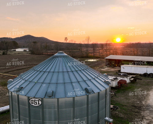 Sunset over Farmstead 128065