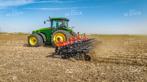 Tractor Strip Tills Field 56630