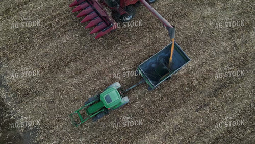Aerial of Corn Harvest 268058