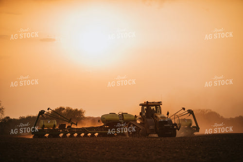 Planter in Field at Sunset 5711