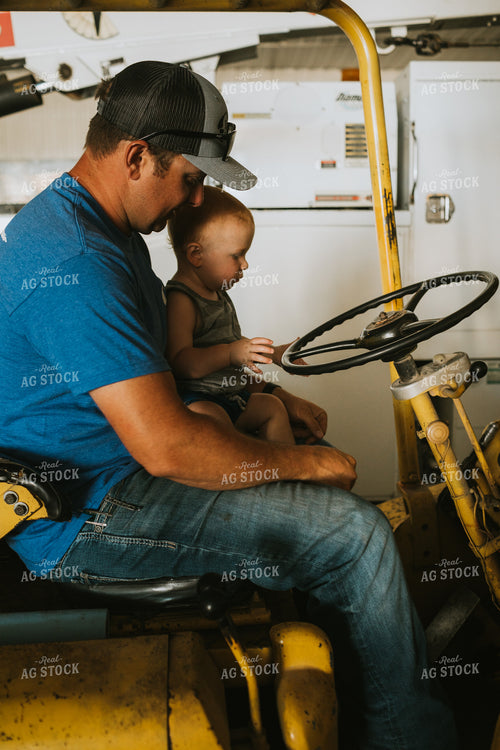 Farmer and Farm Kid in Farm Shop 6198
