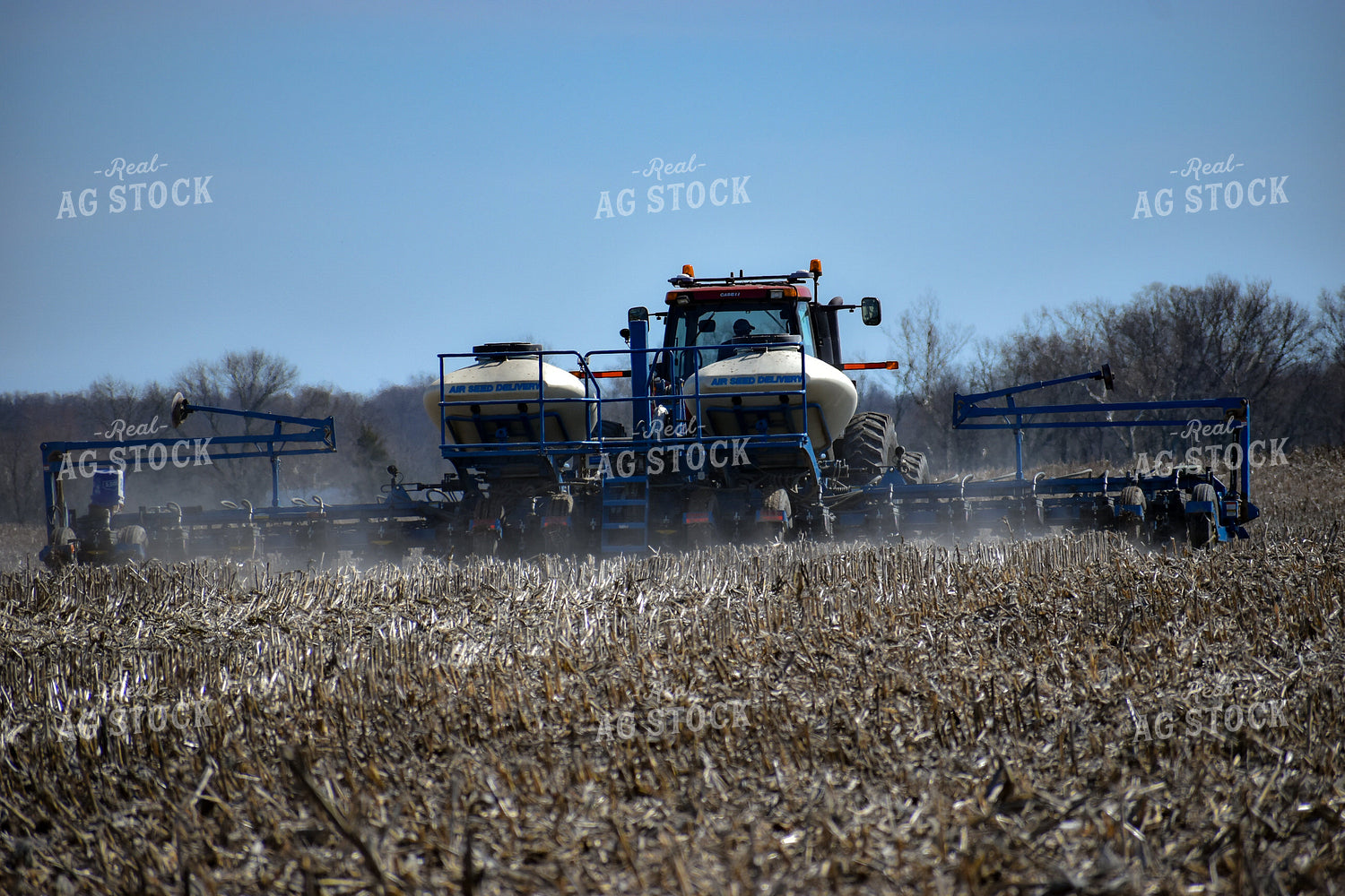 Planting into Corn Stalks 84073