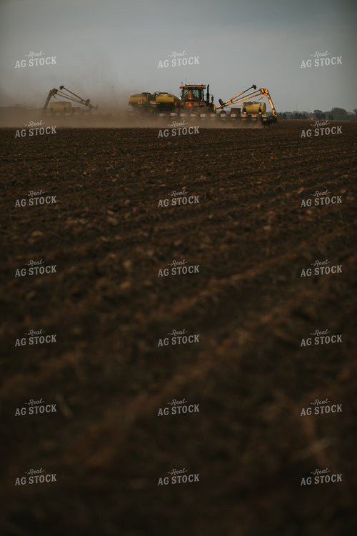 Planter in Field at Sunset 5718