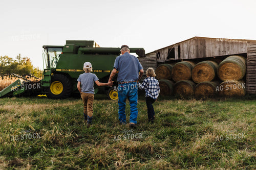 Farm Kids by Combine 115122
