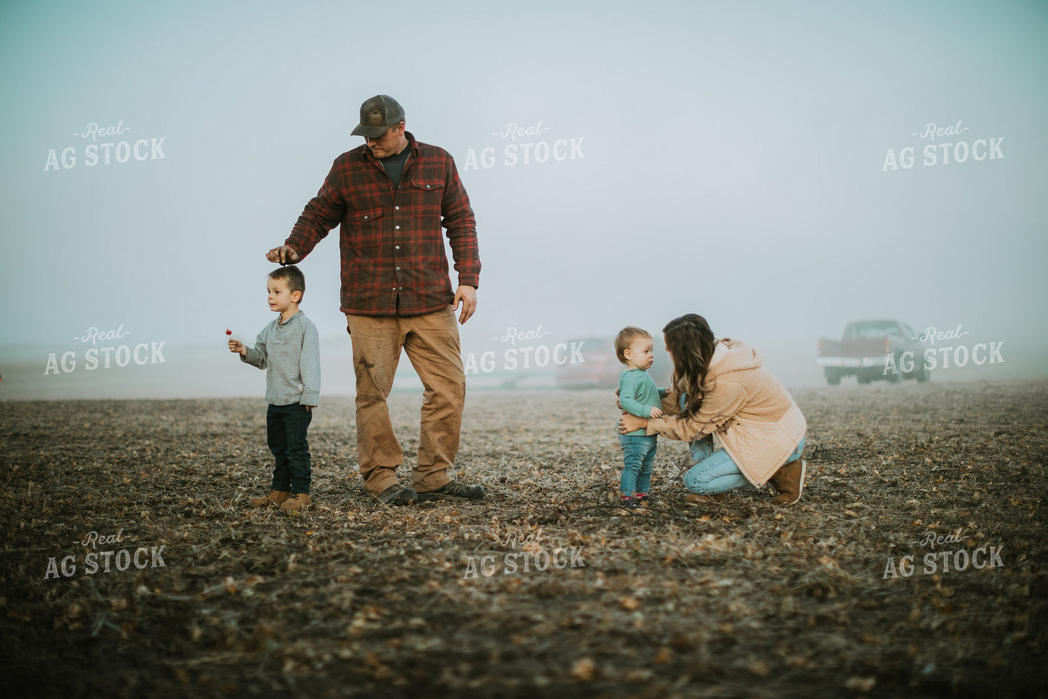 Farm Family in Field 6767