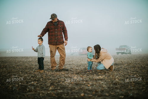 Farm Family in Field 6767