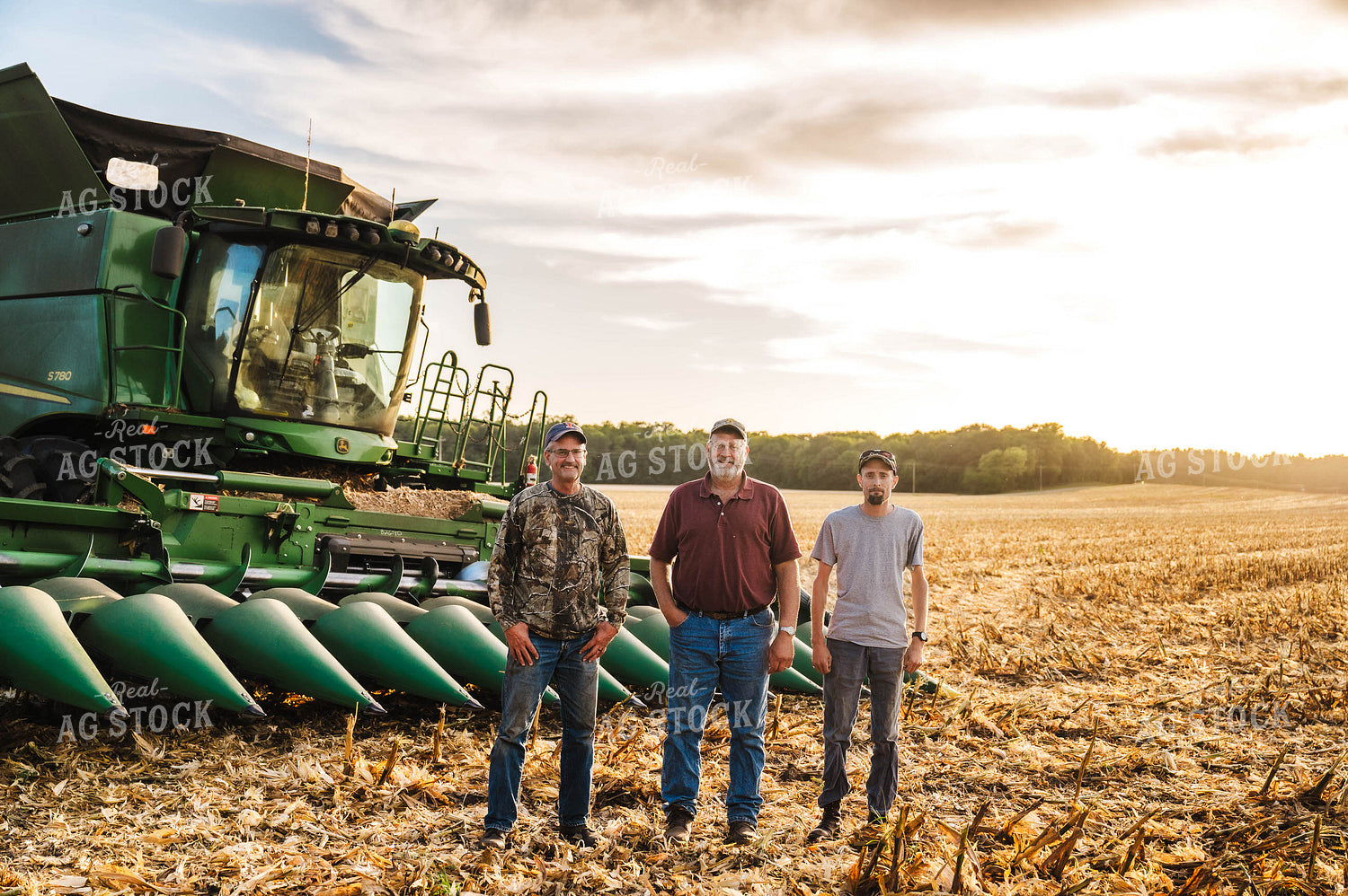 Farm Family by Combine 115376