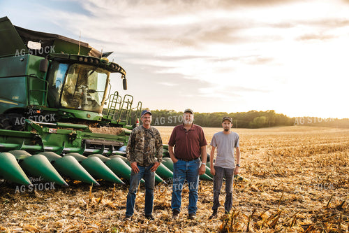 Farm Family by Combine 115376