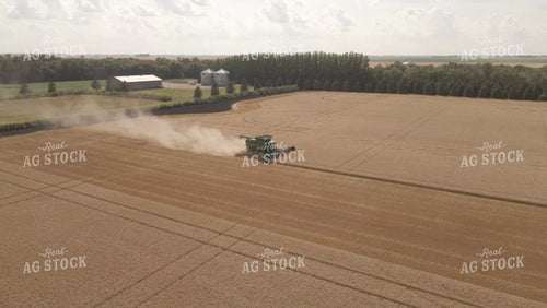 Harvesting Wheat Drone 6553