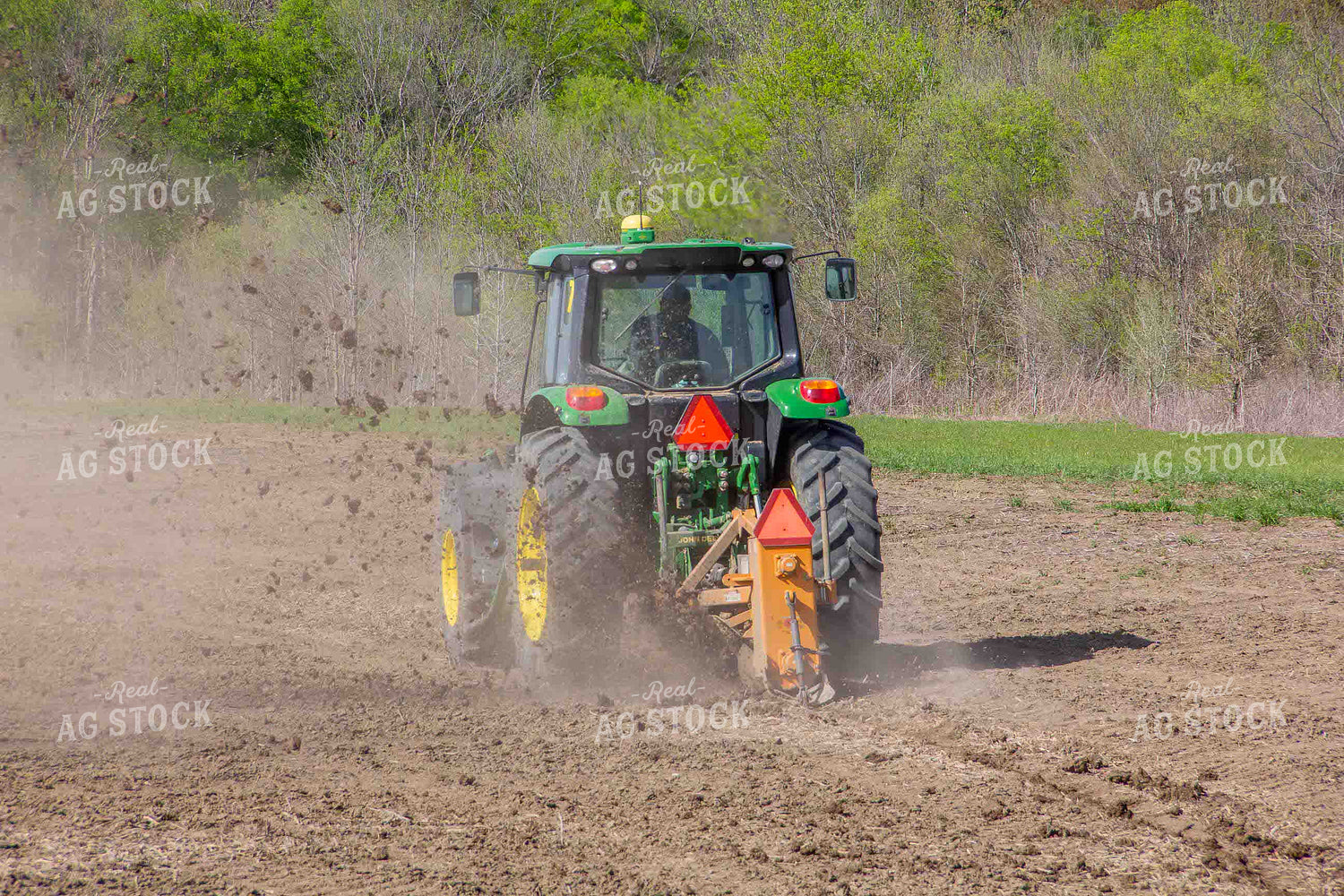 Tractor and Vertical Rotary Ditcher 291055