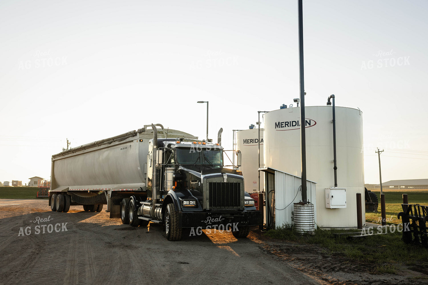 Fueling Up Semi 152992