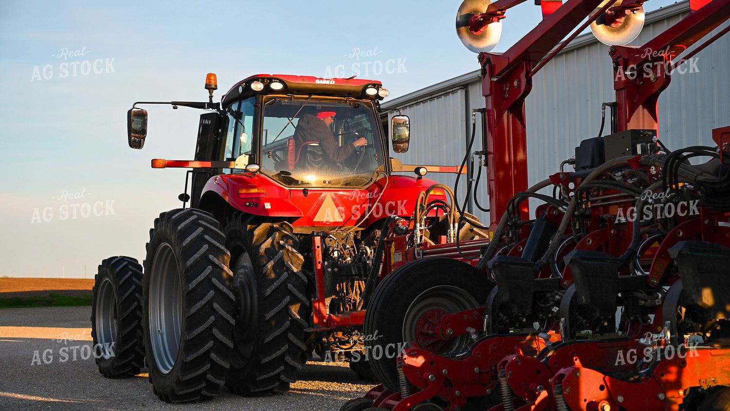 Farmer Preparing to Plant 25347