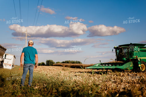 Farmer in Field 9362