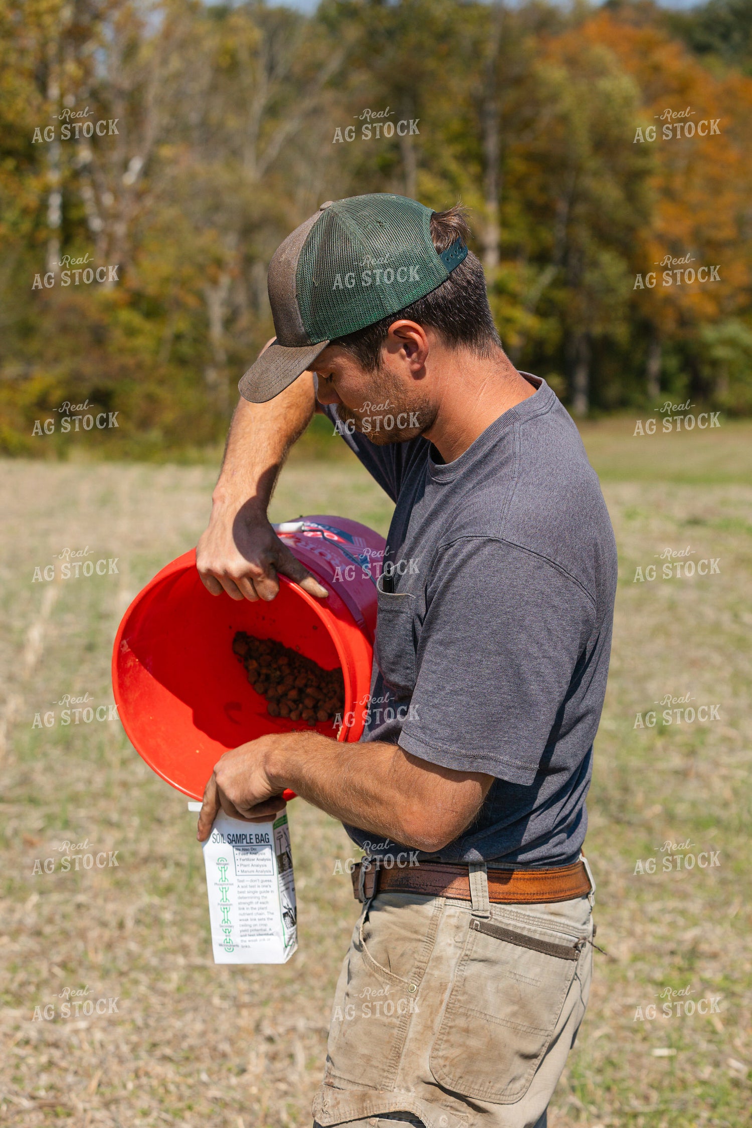 Farmer Taking Soil Samples 52807