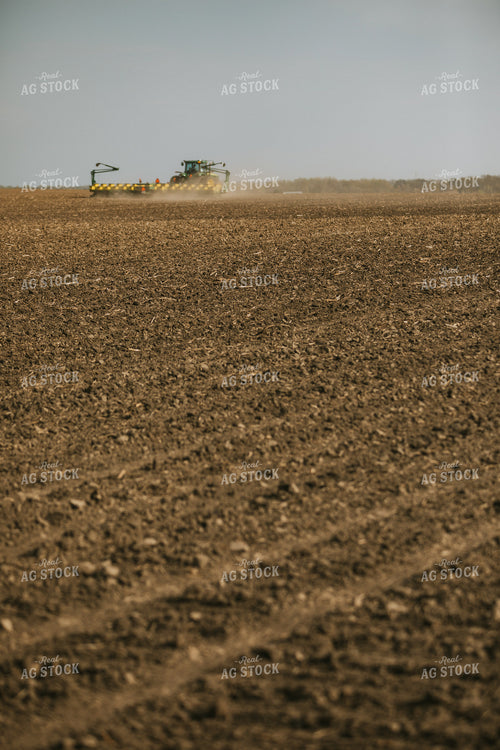 Planting with Tractor and Planter 5482