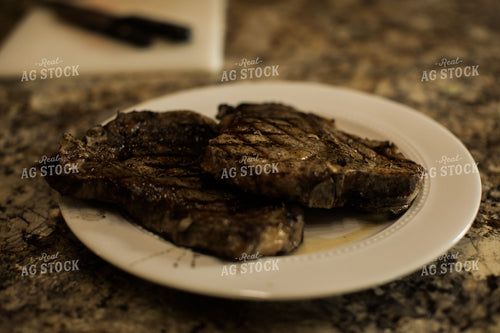 Grilled Steak on Plate 4423