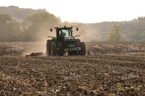 Vertical Tillage in Spring with Tractor 52098