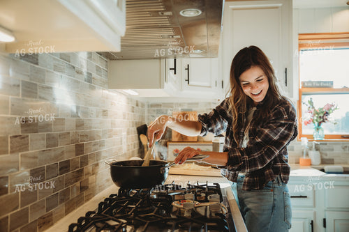 Farm Mom Cooking Dinner 6797