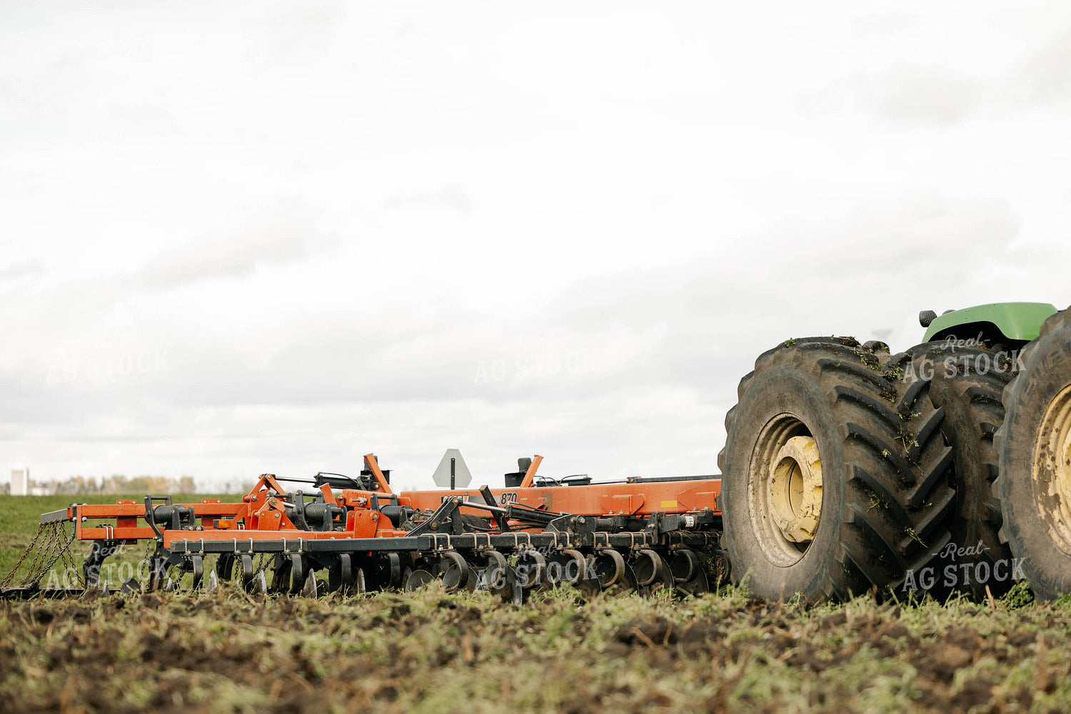 Tillage with Disk Ripper in Alfalfa Field 152872