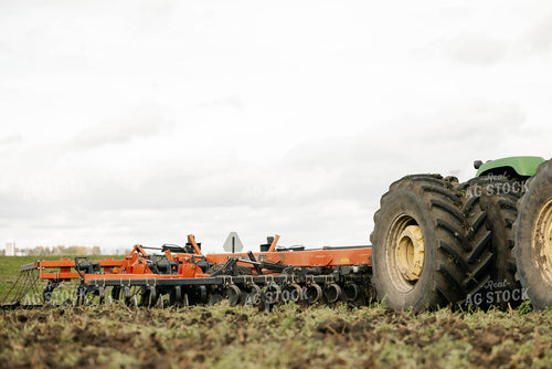 Tillage with Disk Ripper in Alfalfa Field 152872