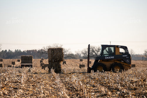 Loading Corn Bales 50450