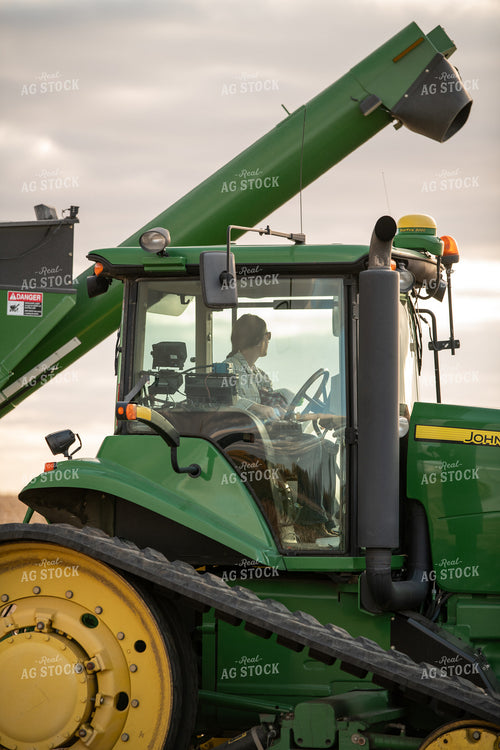 Female Farmer Driving Tractor 76560