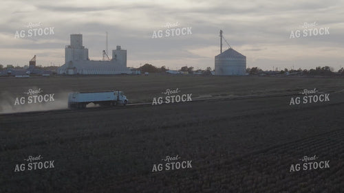 Semi Transporting Grain 239440