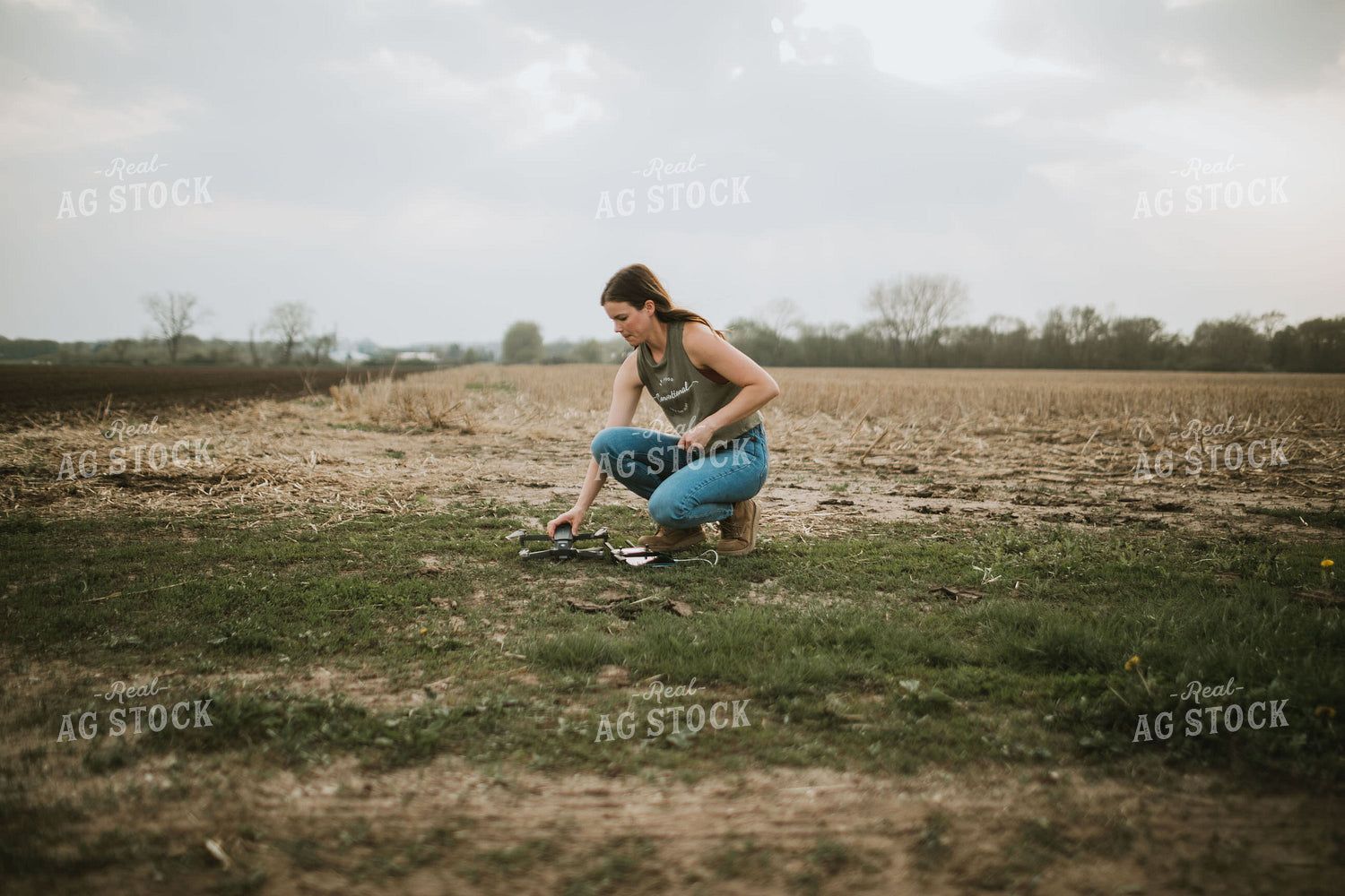 Farmer with Drone 5608